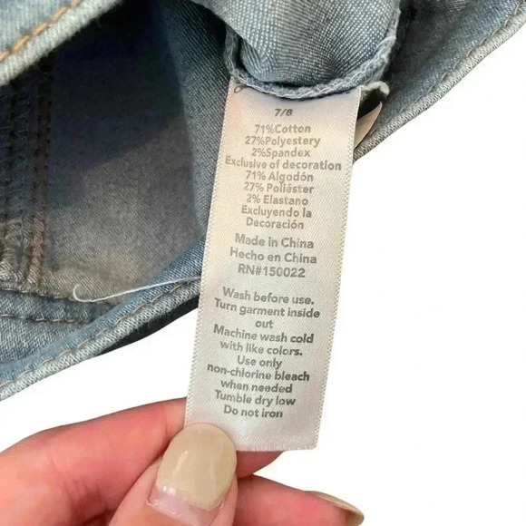 Disney Frozen Denim Jacket Size 7/8 - Picture 5 of 7